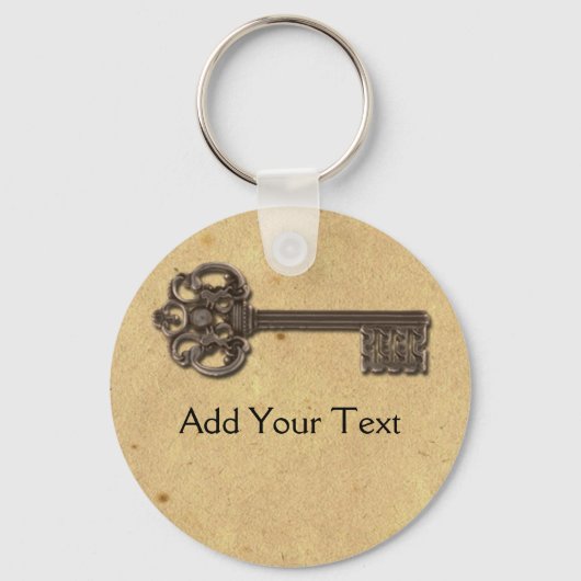 Porte-clés Clé de squelette antique (Recto)