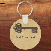 Porte-clés Clé de squelette antique (Recto)