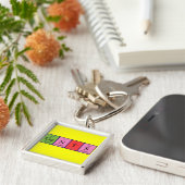 Porte-clés Clé de table périodique des parents (Côté)