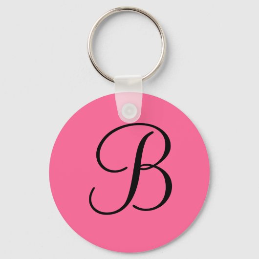 Porte-clés Clé monogramme "B" (Recto)