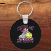 Porte-clés Cleats On Drip Strong Softll Drip Softll Mom Retro (Recto)