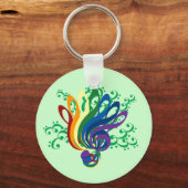 Porte-clés Clef Bouquet (Recto)