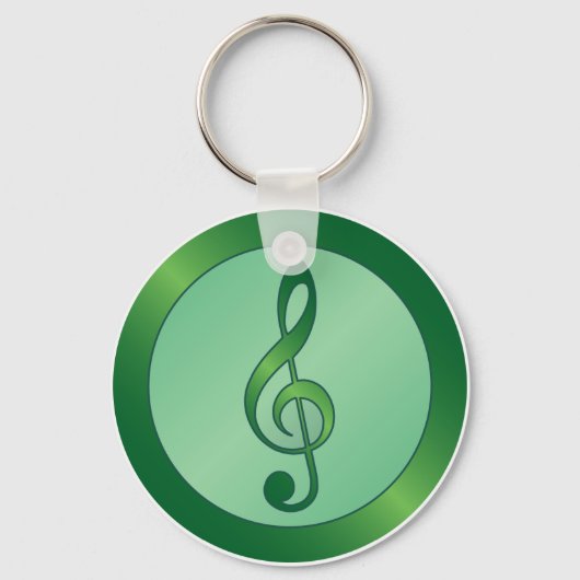 Porte-clés Clef vert (Recto)