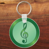 Porte-clés Clef vert (Recto)