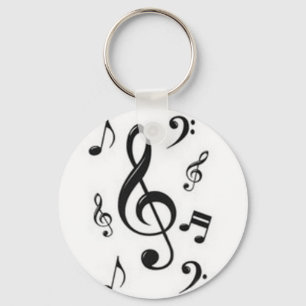 Porte-clés clefs musicales