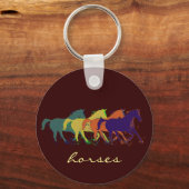 Porte-clés clés de chevaux (Recto)
