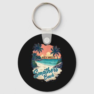 Porte-clés Clés de Floride Vintage Key West Smathers Beach