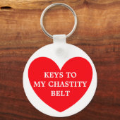 PORTE-CLÉS CLÉS DE LA CEINTURE MYCHASTITY (Recto)