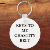 PORTE-CLÉS CLÉS DE LA CEINTURE MYCHASTITY (Recto)
