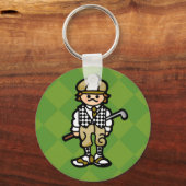 Porte-clés clés de la voiturette de golf. (Recto)