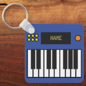Porte-clés Clés de piano personnalisées Clavier Porte - clé b (Recto)