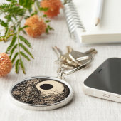 Porte-clés "Clés de tatouage circulaires : L'Art Portable !" (Côté)