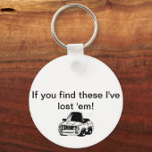 Porte-clés Clés de voiture perdues (Recto)