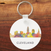 PORTE-CLÉS CLEVELAND, OHIO SKYLINE WB1 - (Recto)