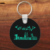 Porte-clés Cleveland Skyline (Recto)