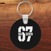 Porte-clés Clic 67 Meme - J'aime Six Sept (Recto)