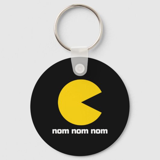 Porte-clés Clic Video Game Nom Nom Nom (Recto)