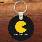Porte-clés Clic Video Game Nom Nom Nom (Recto)