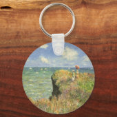 Porte-clés Cliff Walk à Pourville par Claude Monet (Recto)