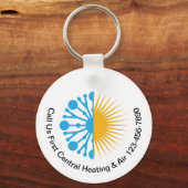 Porte-clés Climatisation HVAC Porte - clés promotionnels (Recto)