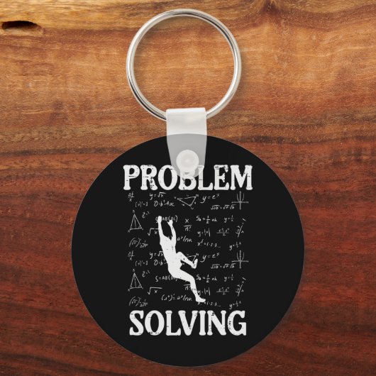 Porte-clés Climbing Problem Solving Math Formulas Funny Men W (Recto)