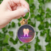 Porte-clés Clinique dentaire professionnelle Rose Gold Tooth (Main)