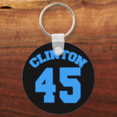 Porte-clés CLINTON 45 - Hillary à la présidence (Recto)