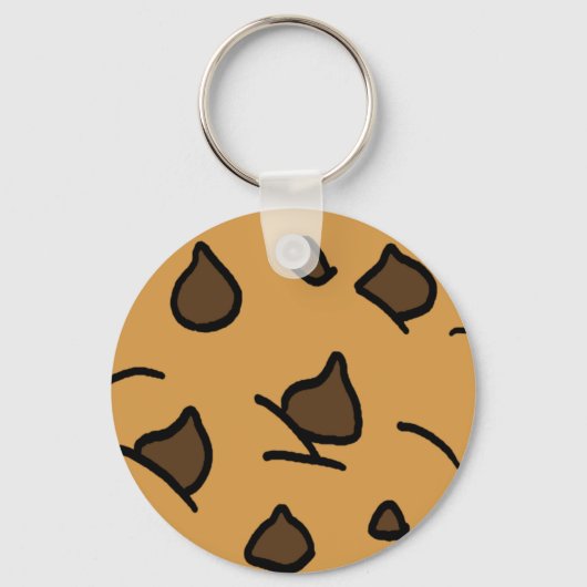 Porte-clés Clipart de dessin animé GÉANT Biscuit au chocolat (Recto)