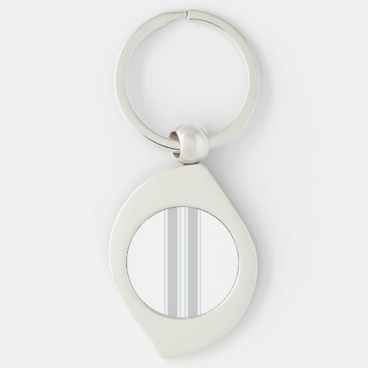 Porte-clés Cliquez sur Personnaliser pour modifier Gris en co (Devant)