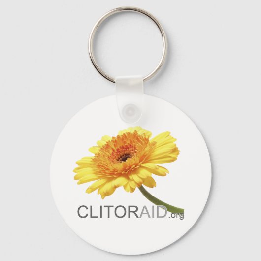 Porte-clés Clitoraid.org (Recto)