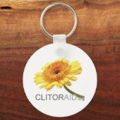 Porte-clés Clitoraid.org (Recto)