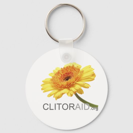 Porte-clés Clitoraid.org (Recto)