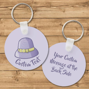 Porte-clés Cloche Casquette Lilac