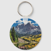 Porte-clés Cloches de marron avec orignal (Recto)