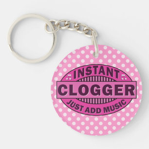 Porte-clés Clogger instantané ajoutent juste le rose de