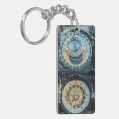 Porte-clés Closeup sur l'horloge astronomique de Prague (Devant gauche)