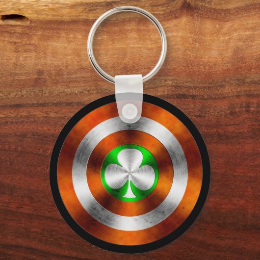Porte-clés Clover d'Irlande (Recto)