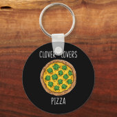 Porte-clés Clovers Trone Jour de la Saint Patrick Amusants Ir (Recto)