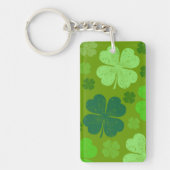Porte-clés Clovers verts, Lucky Clovers, Saint Patrick's Day (Devant)