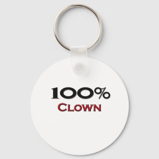 Porte-clés Clown à 100 % (Recto)