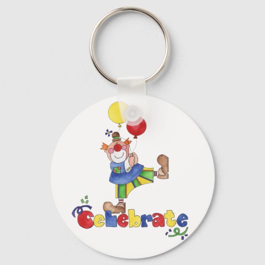 Porte-clés Clown avec ballons (Recto)