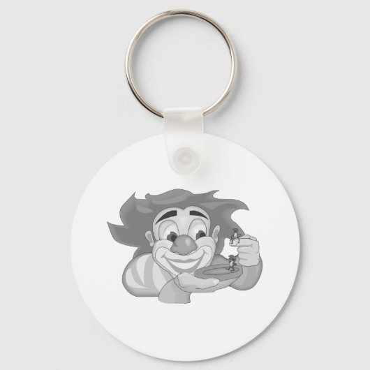 Porte-clés Clown avec fourmis (Recto)