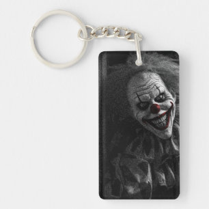 Porte-clés Clown d'Halloween effrayant