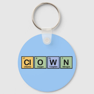 Porte-clés Clown made of Elements