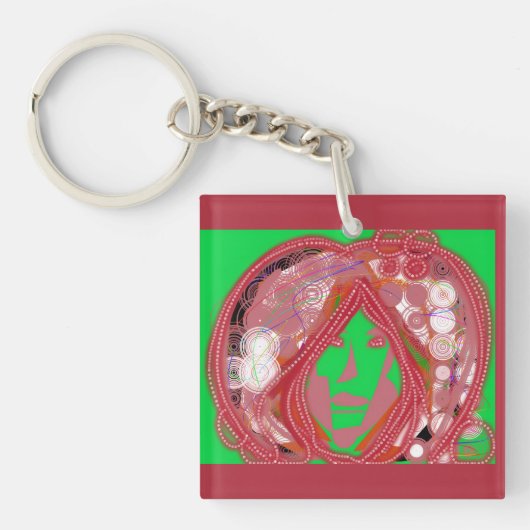 Porte-clés Clown Steampunk (Devant)