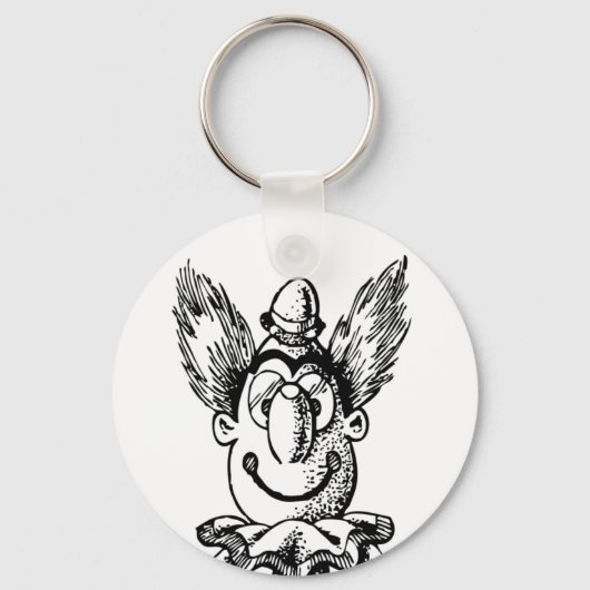 porte-clés clown vintage (Recto)