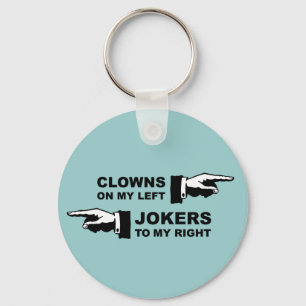 Porte-clés Clowns et jokers