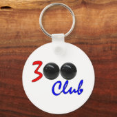 Porte-clés Club 300 - Jeu de Bowling Parfait cadeau (Recto)