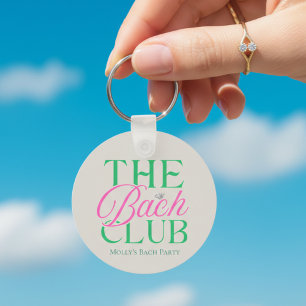 Porte-clés Club Bach Rose Enterrement de Vie de Jeune Fille