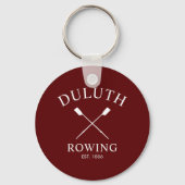 Porte-clés Club d'aviron classique (Recto)